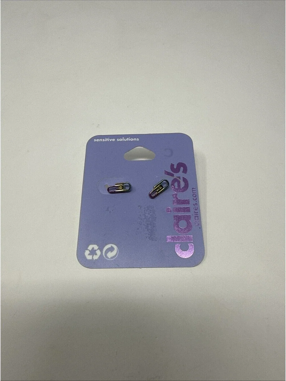 Claire’s Paper Clip Earrings